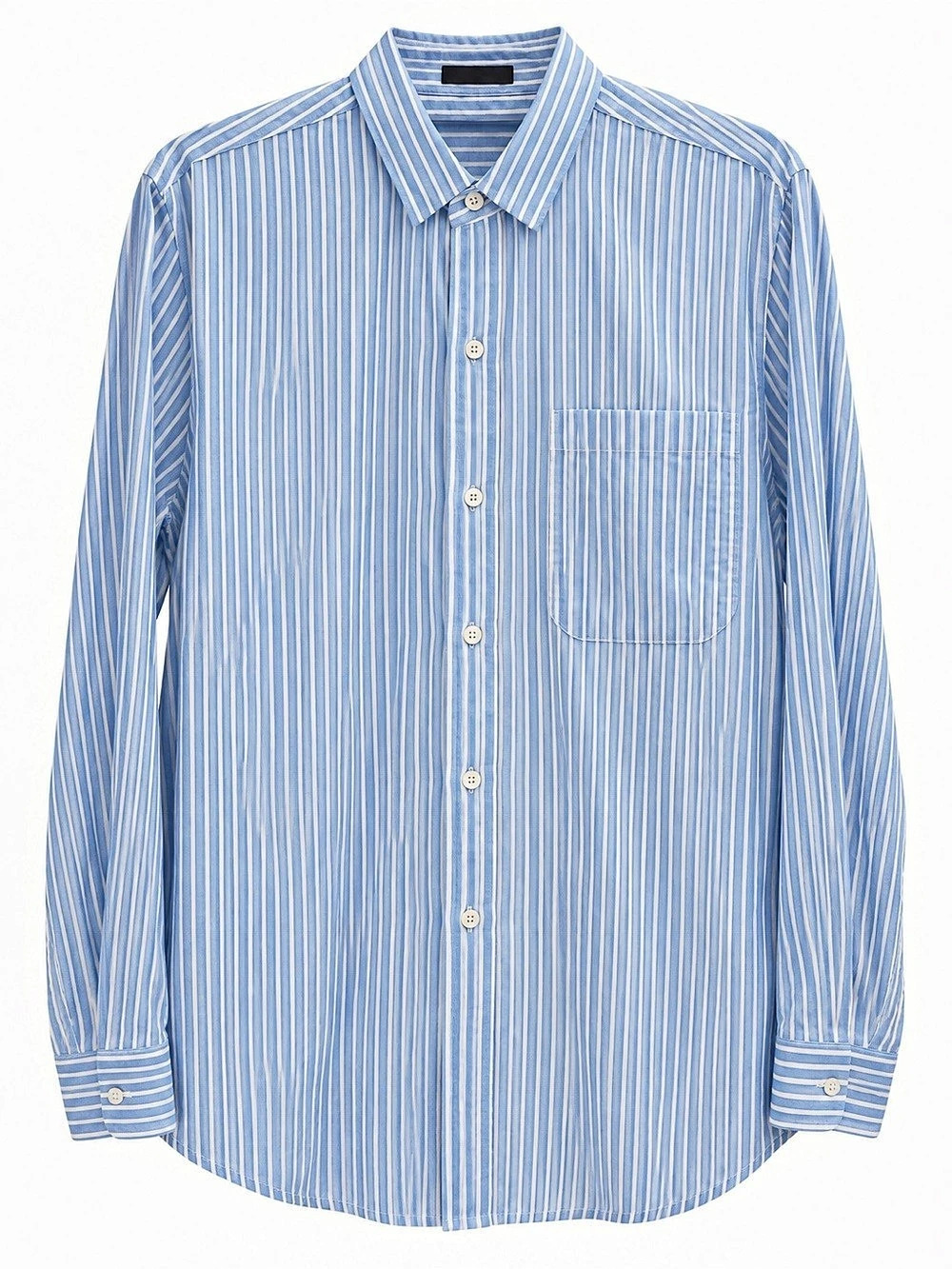 ATM Blue Striped Button Down